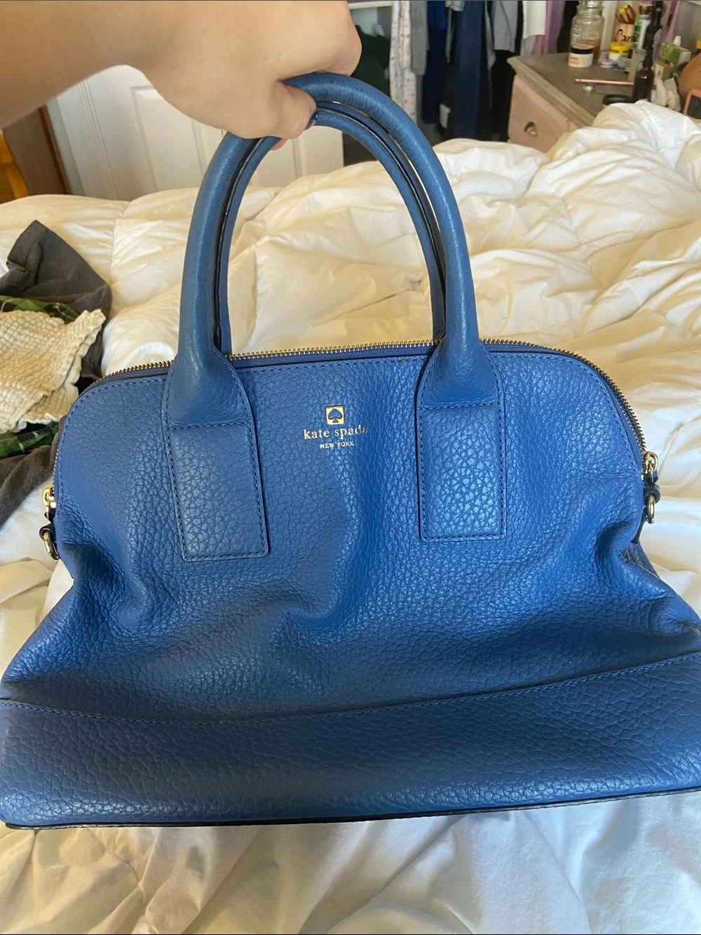 Blue Kate Spade Purse